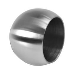 Ukončenie na trubku ø 42,4 mm, brúsená nerez AISI 304 Ukončenie na trubku ø 42,4 mm, brúsená nerez AISI 304